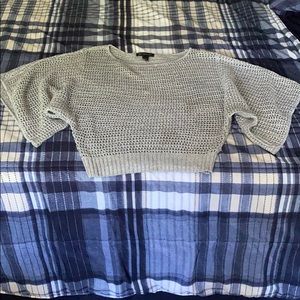 Sparkly Grey knitted top